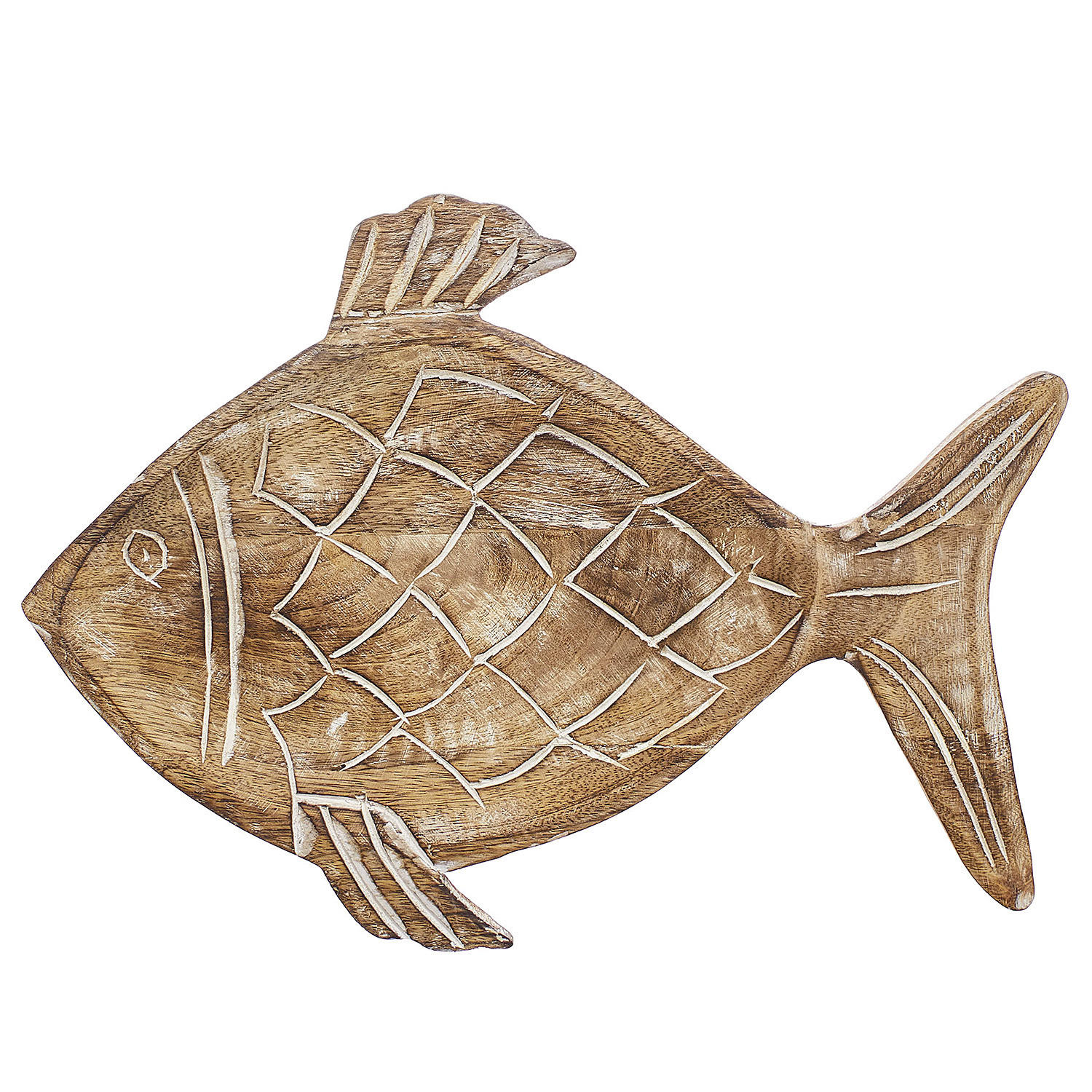 DEKOTELLER Pescado - Braun, Holz (2cm) - Butlers