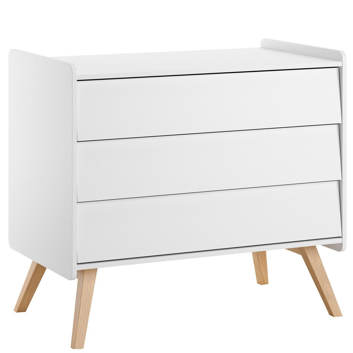 BABYZIMMER Vienna Set B - 4-teilig - Weiß - Weiß, Holzwerkstoff (149/200/58cm) - QMM TraumMöbel