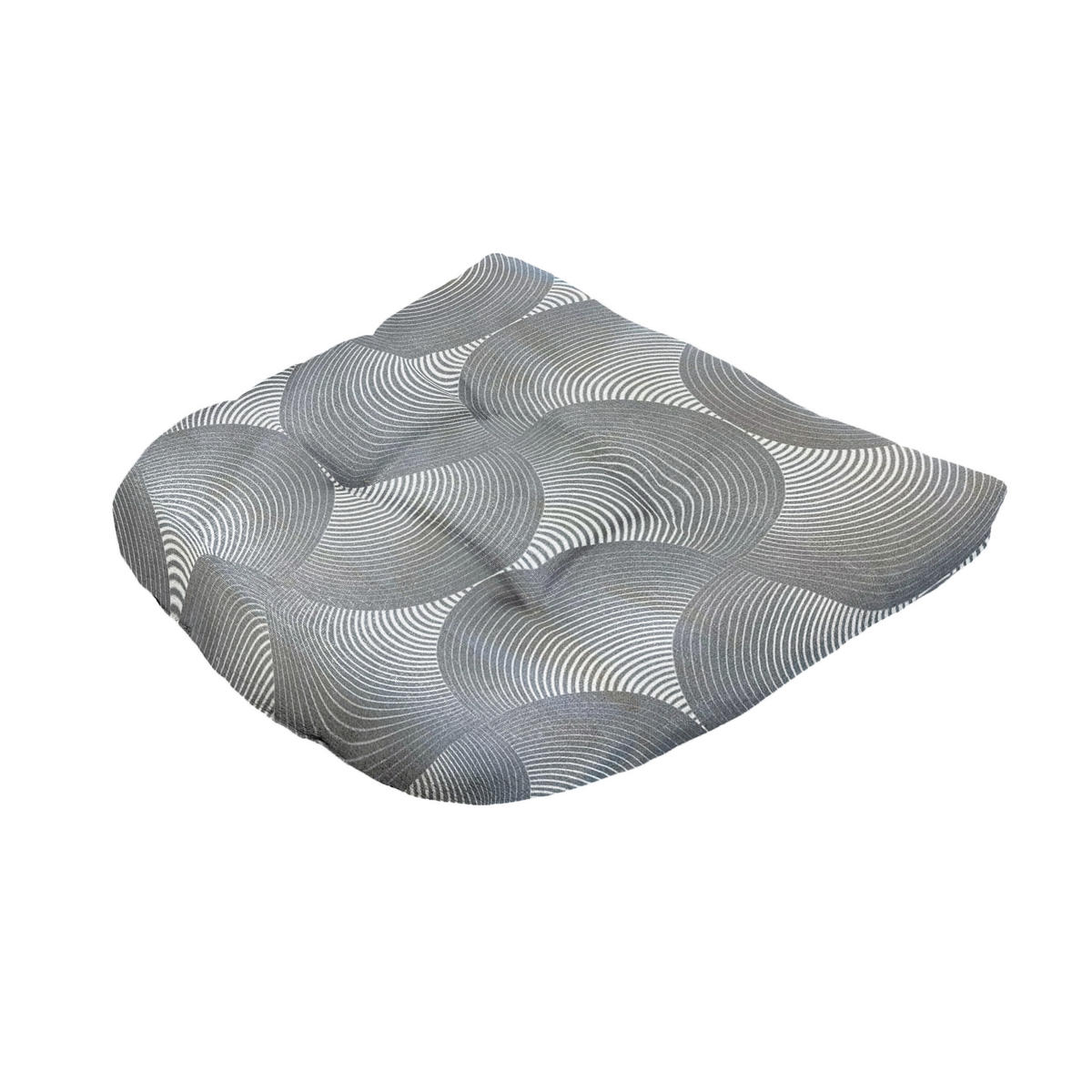 SITZKISSEN Napels - Grau - 46/46/6 cm - 4er-Set - Grau, Textil (46/6/46cm) - Madison