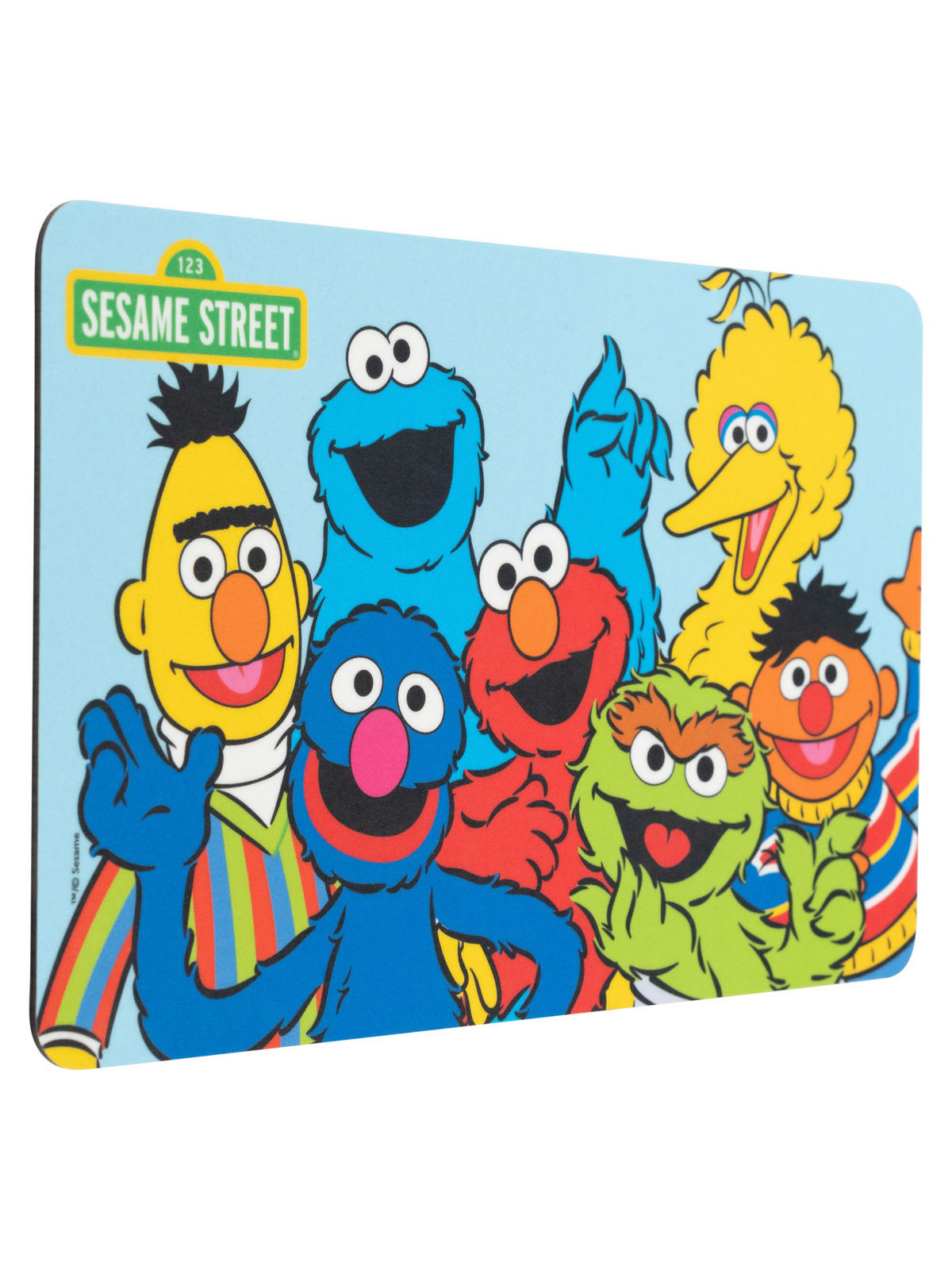 BRETTCHEN Sesamstraßed Friends Mehrfarbig 14,5 x 23,5 cm - Multicolor, Kunststoff (14.5/23.5cm) - United Labels