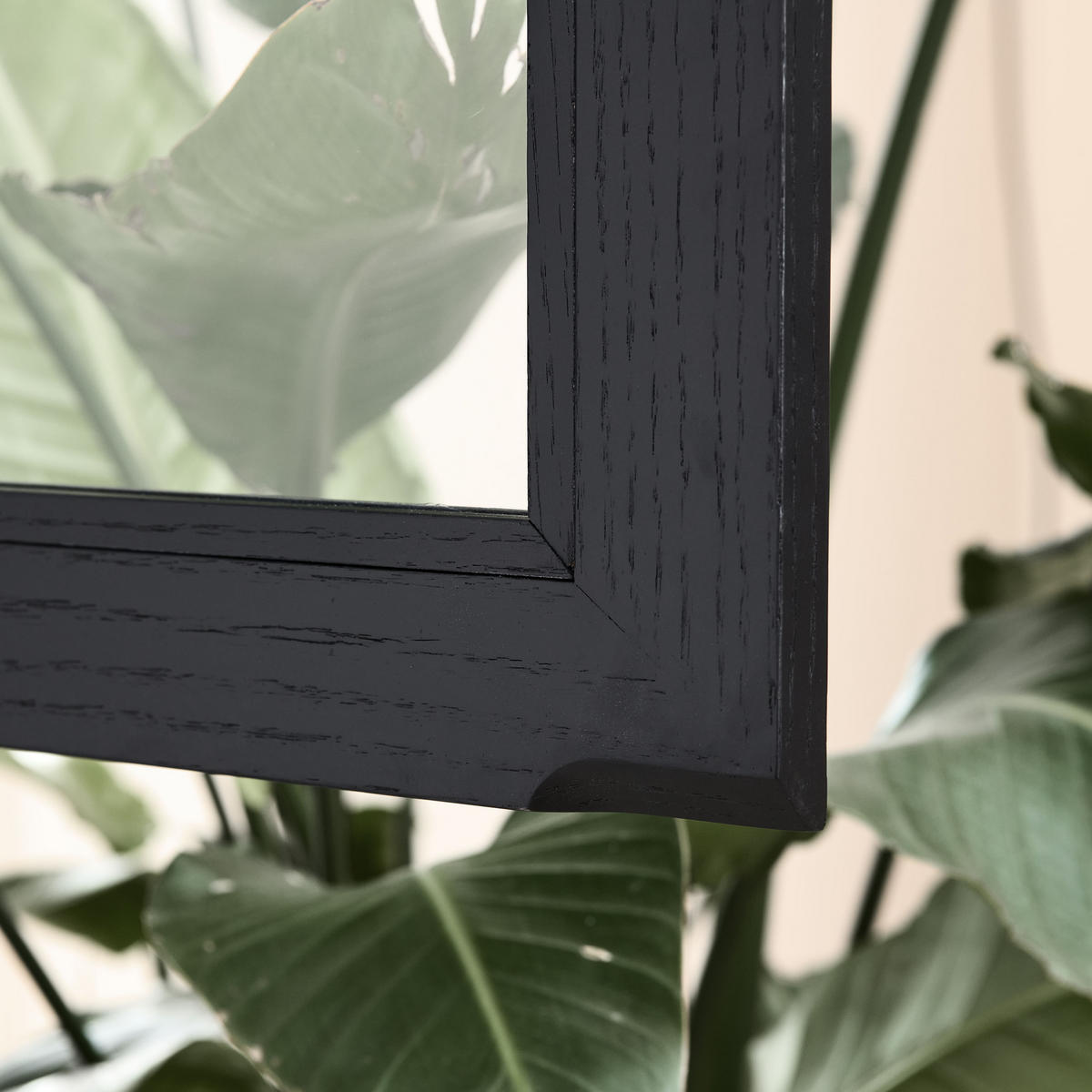 VITRINE Schwarz - Schwarz, Holz/Metall (110/190/45cm) - Furnhouse
