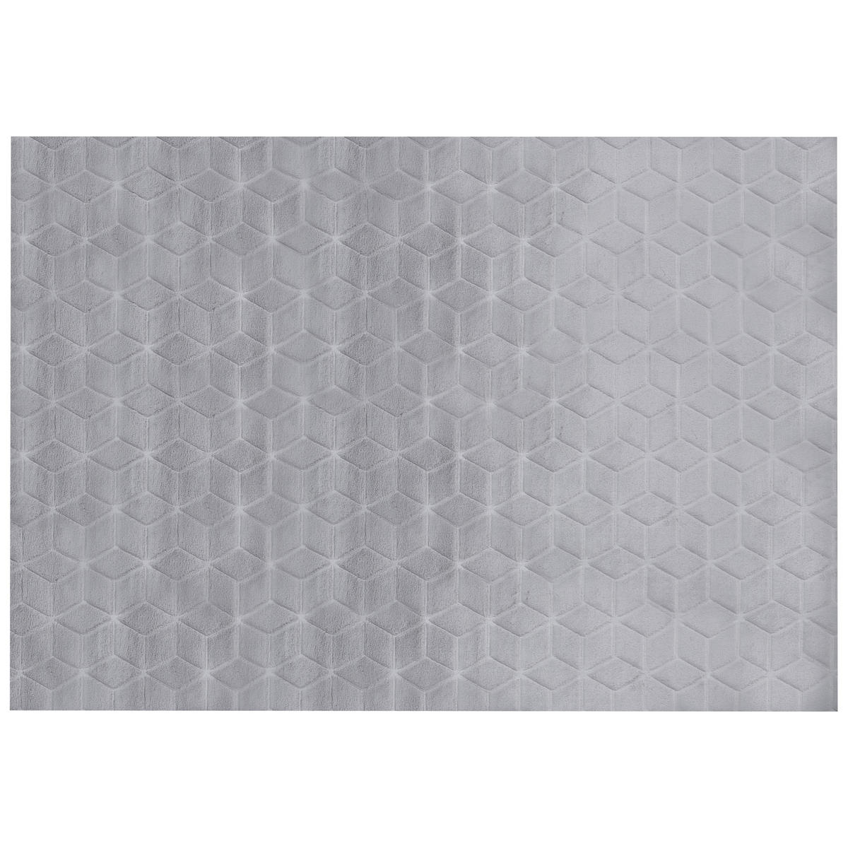SHAGGY-KUNSTFELLTEPPICH Thatta 230/160 cm - Grau, Kunststoff (160/230cm) - Beliani