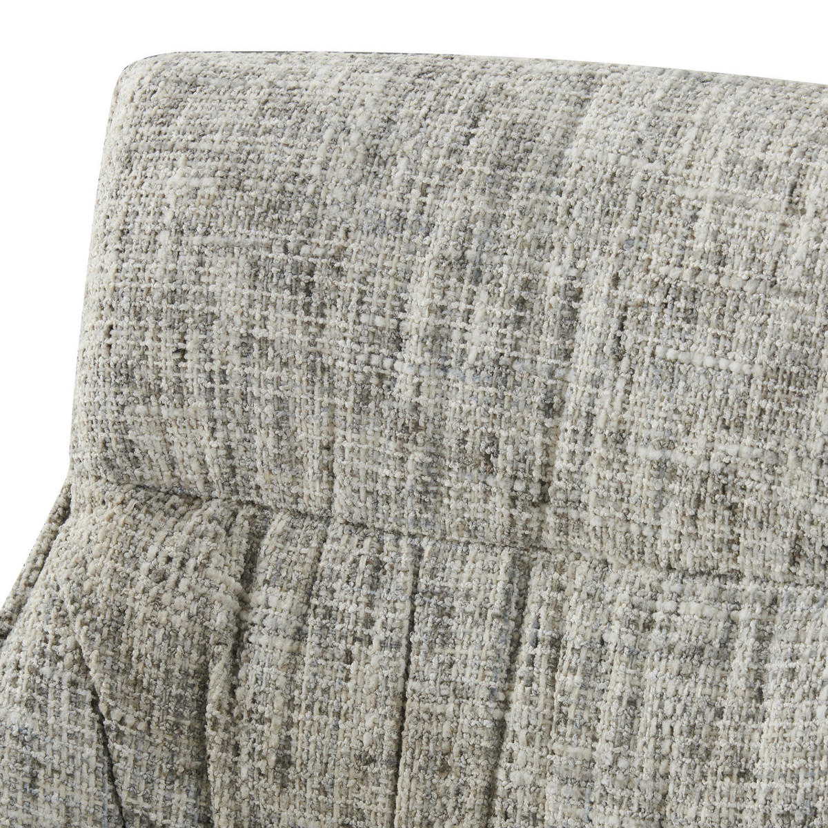 ESSZIMMERSTUHL MELINA 2er-Set - Hellgrau/Weiß, Textil/Metall (49/83/62cm) - DUBI Möbel