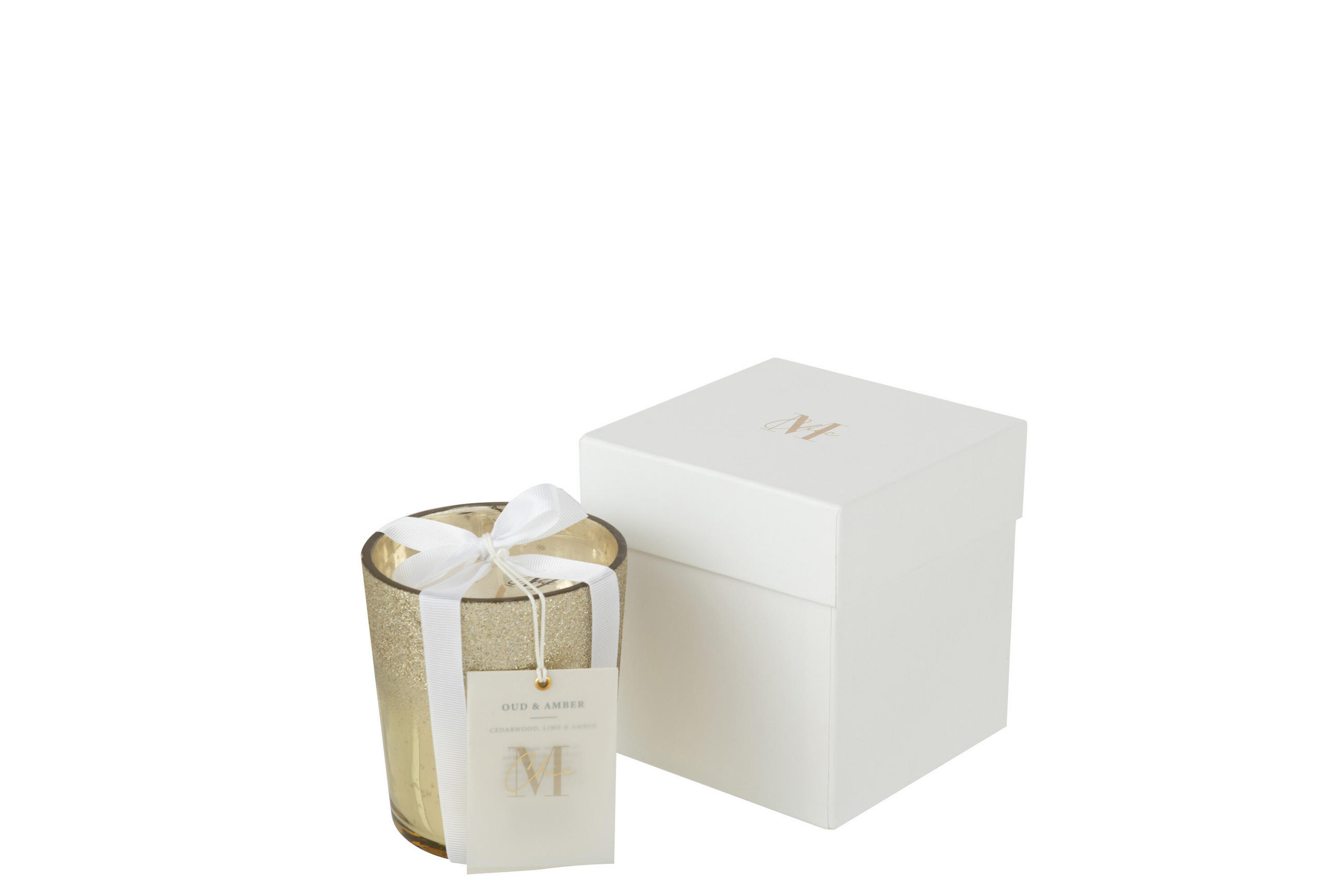 DUFTKERZE M-CHIC - Glas - Champagner - S - 48 Std. - Champagner, Glas (10/11.5cm) - J-Line
