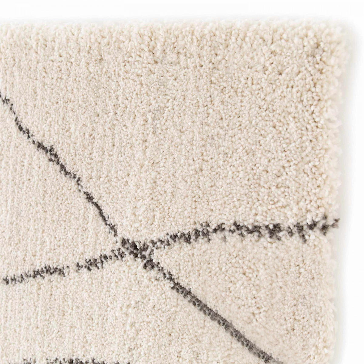 TEPPICH, 160 x 230 cm, Weiß - Weiß, Textil (230/160cm) - Oviala
