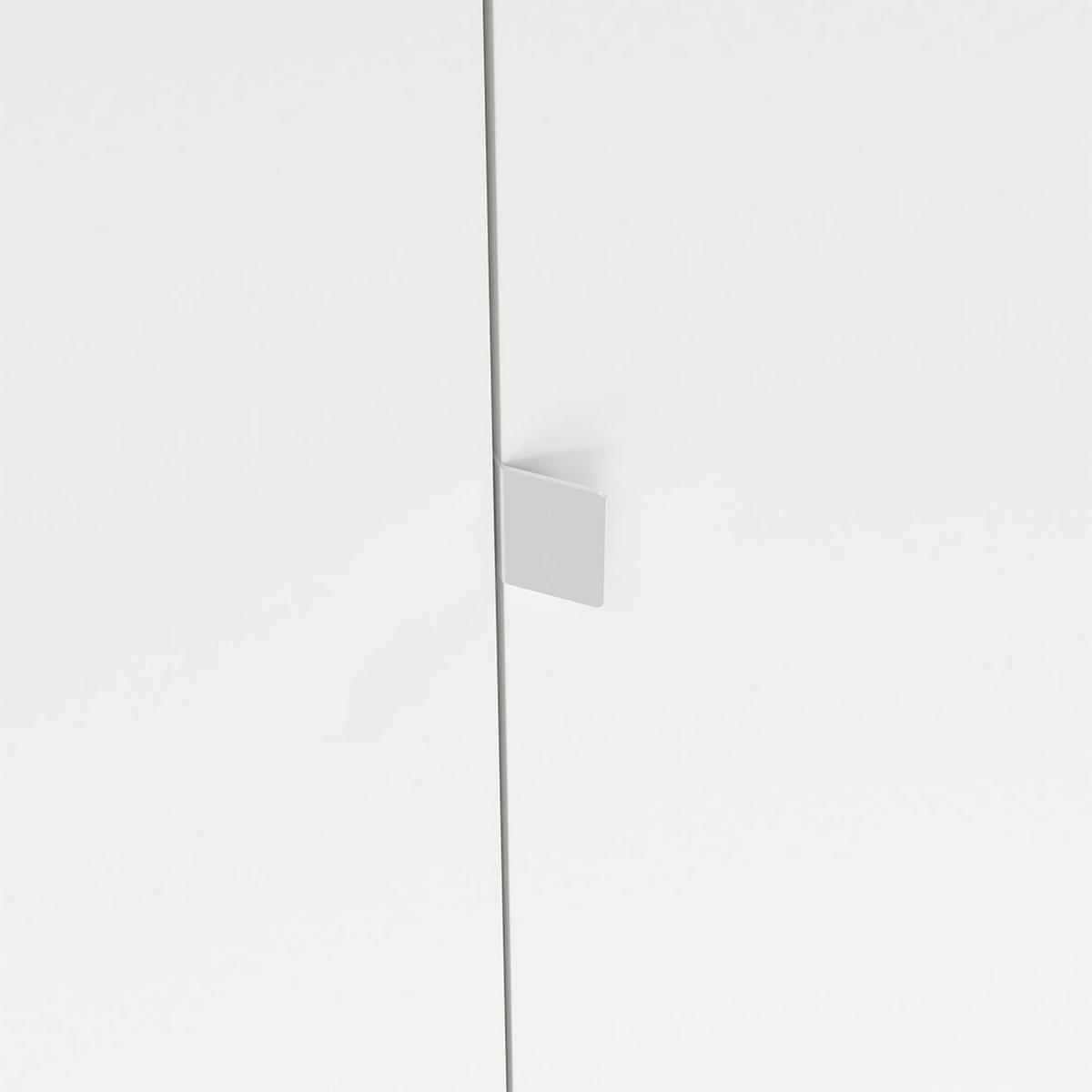 KLEIDERSCHRANK, Next, Weiß, Holzwerkstoff, 149 x 58 x 203 cm - Weiß, Holzwerkstoff (149/203/58cm) - ebuy24
