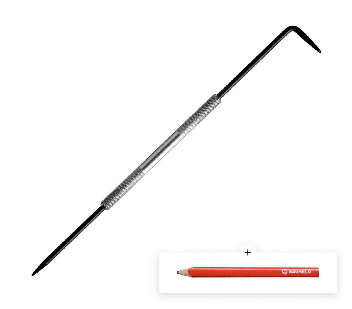 ANREISSNADEL Metall 175 mm Zwei Nadeln - Silberfarben, Metall (17.5/0.5/1cm) - BAUHELD