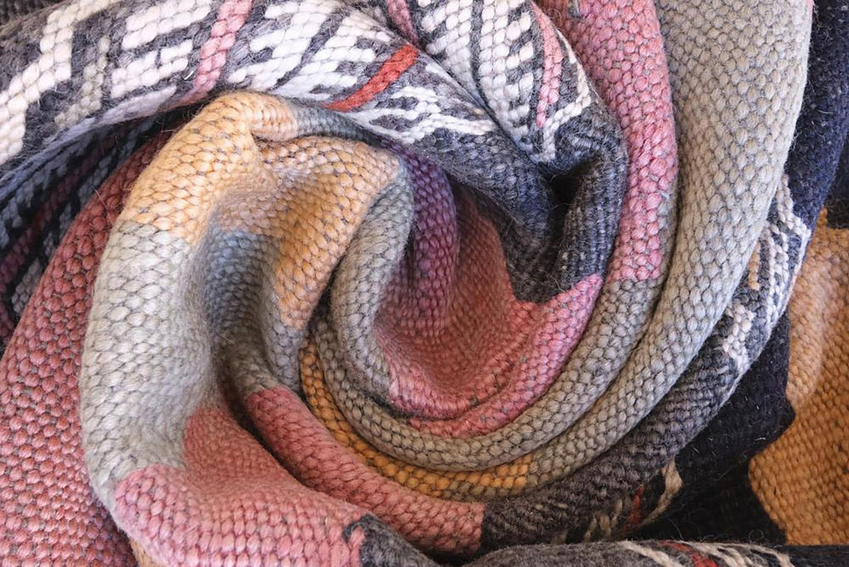 BERBERTEPPICH aus reiner Wolle 173x 370 cm - Multicolor, Naturmaterialien (173/370cm) - AFK Living