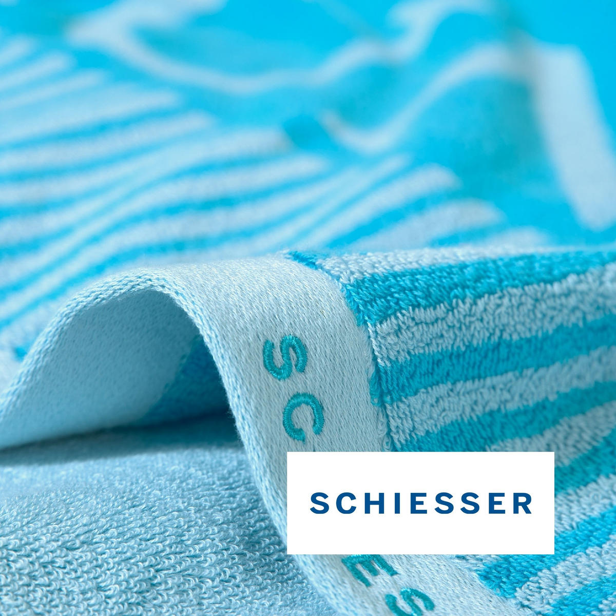 SAUNATUCH Rom - 75x200 cm - Türkis - Türkis, Textil (75/200cm) - SCHIESSER