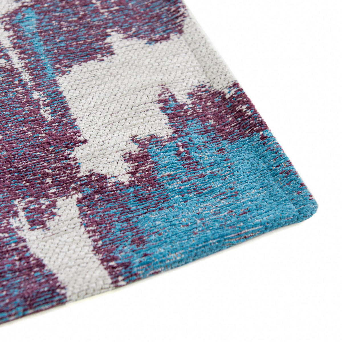 TEPPICH Ikat Blue Duck 170/240 cm - Blau, Textil (170/240cm) - Lola&Moi
