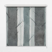 ROLLO LICHTDURCHLÄSSIG 100x140 cm Bäume - Grau, Textil (100/140cm) - TULUP
