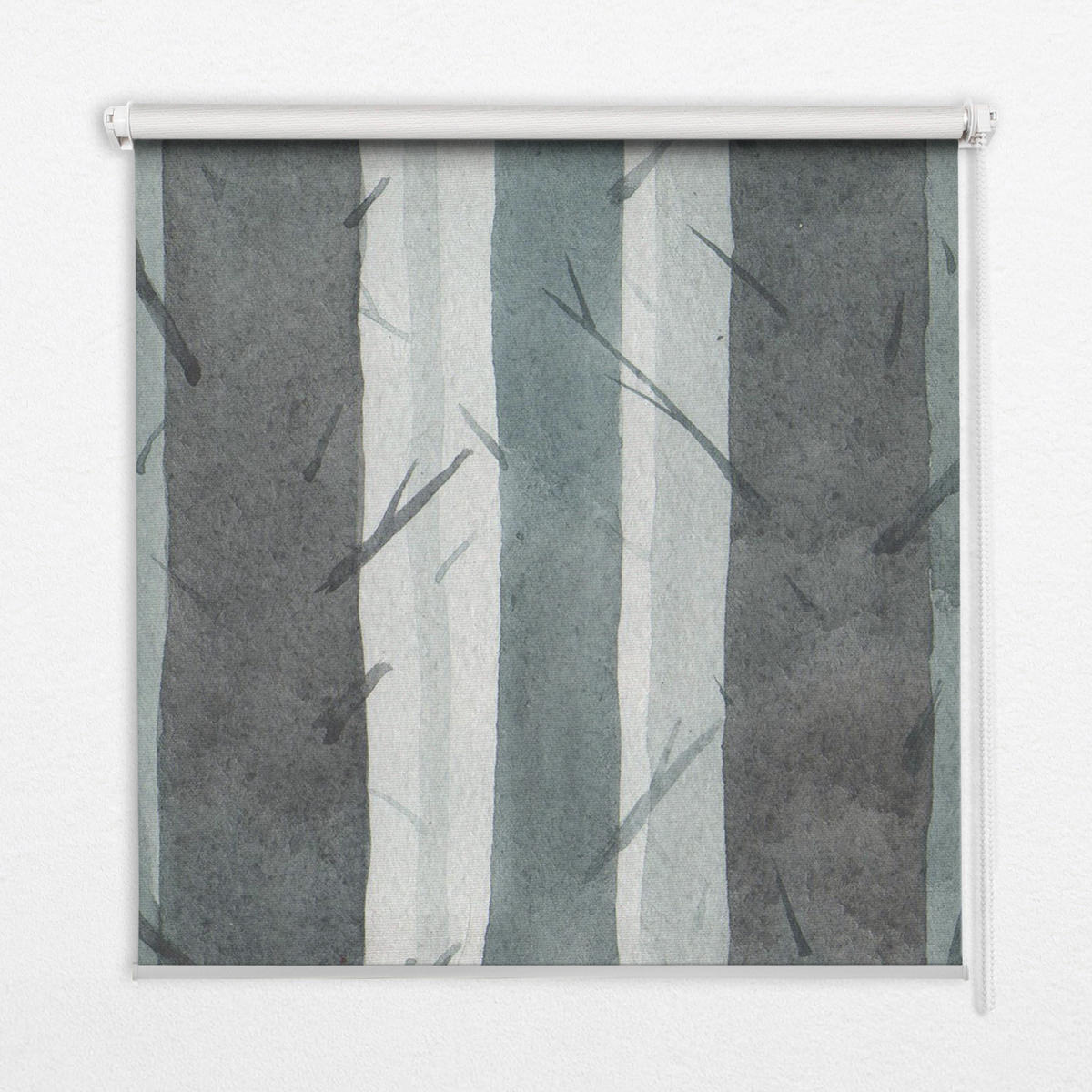 ROLLO LICHTDURCHLÄSSIG 100x140 cm Bäume - Grau, Textil (100/140cm) - TULUP