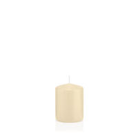 STUMPENKERZEN Bisquit Ø 58 x 80 mm, 16 Stück - Beige, Paraffin (6/8cm) - Wiedemann Kerzen