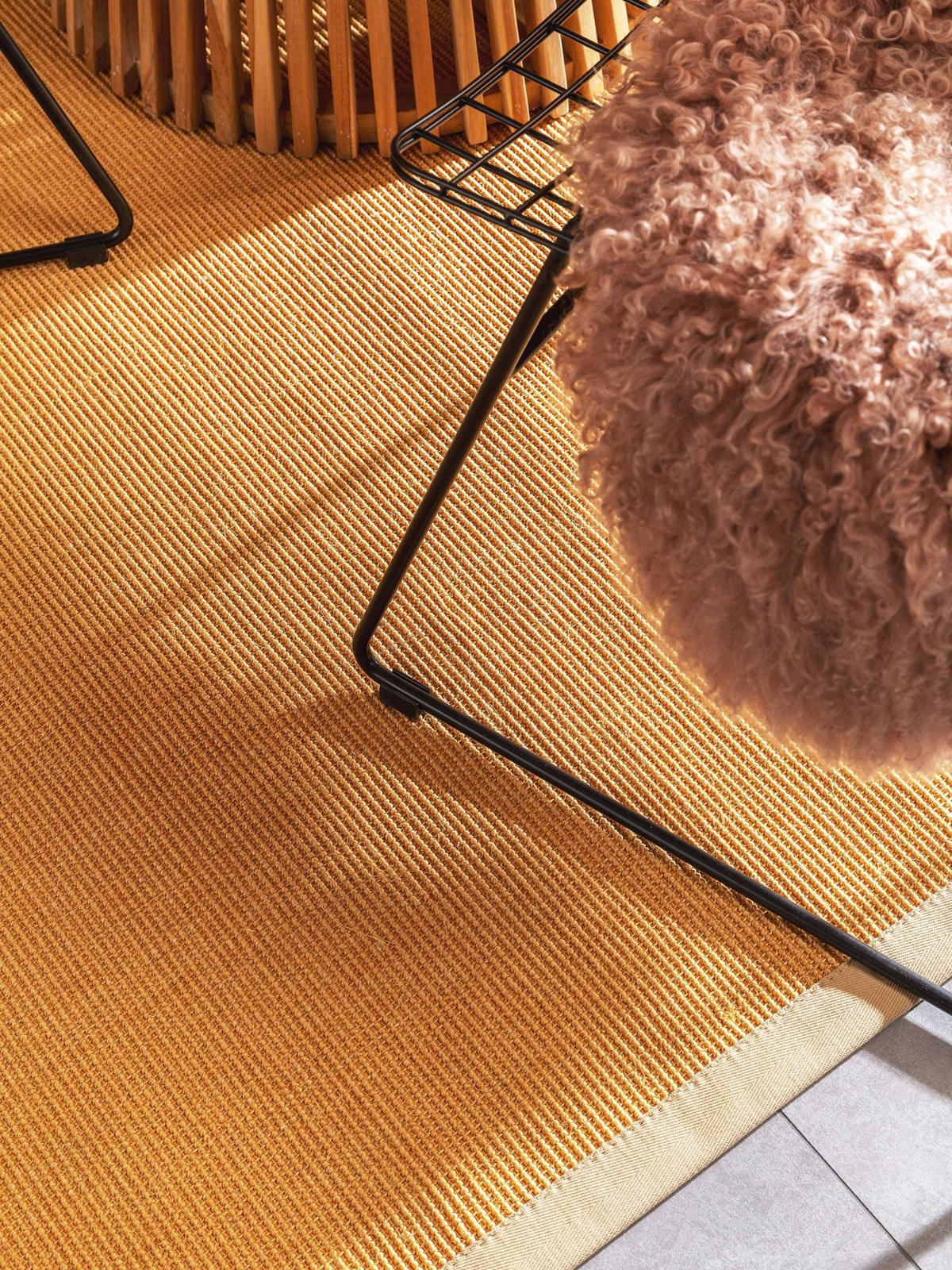SISALTEPPICH Sana Beige 200x300 cm - Beige, Naturmaterialen/Kunststoff (200/1cm) - KUNSTLOFT