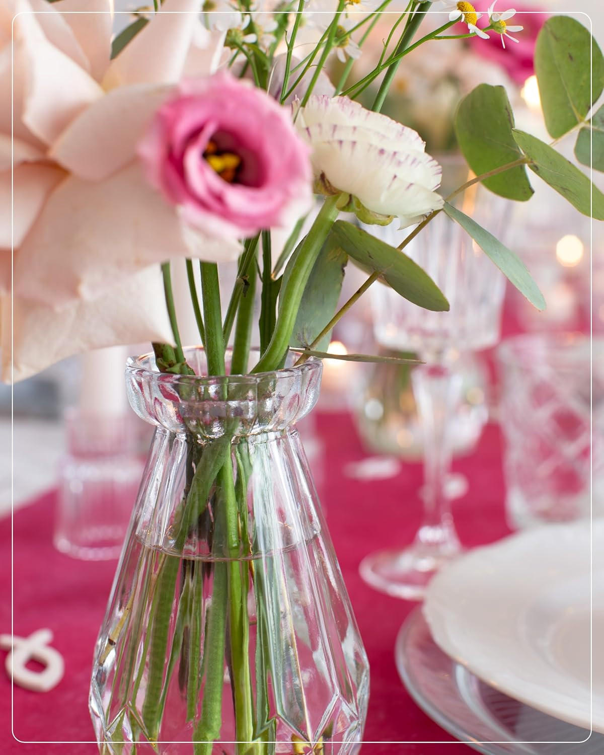 VASE 15 cm Transparentes Glas - Transparent, Glas (15cm) - LIBRATON