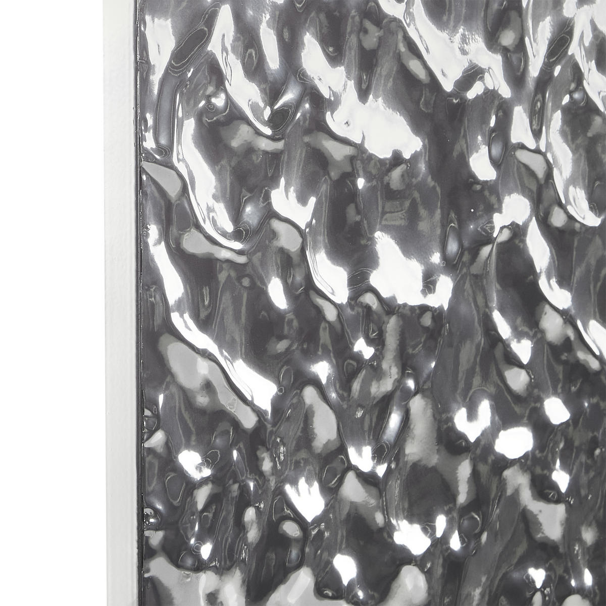 WANDOBJEKT Silber Coimbra - Silberfarben, Metall (60/79/2cm) - Beliani