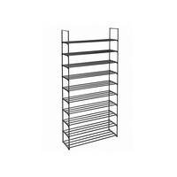 SCHUHREGAL - Schwarz, Metall (30/194/92cm) - Hansiro