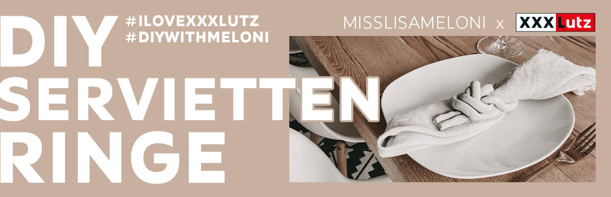 DIY Serviettenring  Misslisameloni und XXXLutz