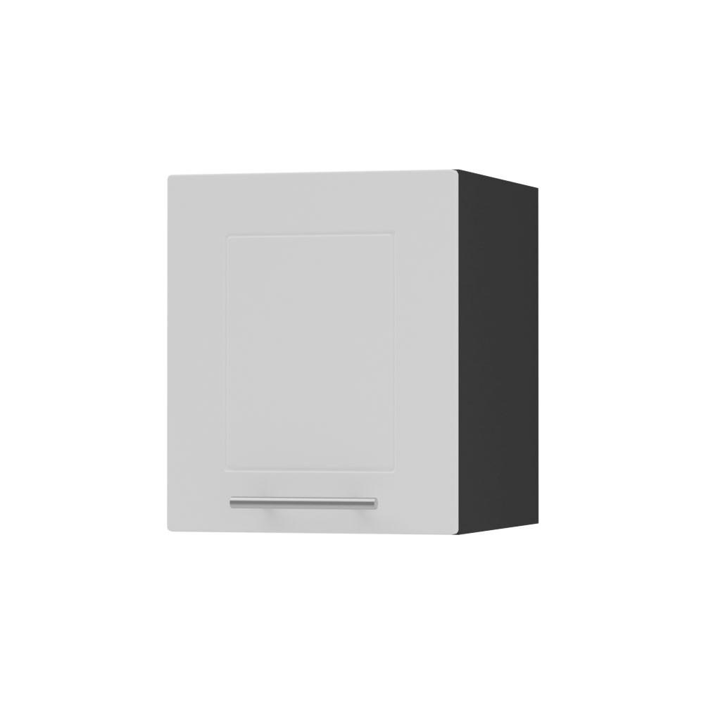 Feldmann-Wohnen Klapphängeschrank Weiß, Schwarz 40x36x32.5 cm
