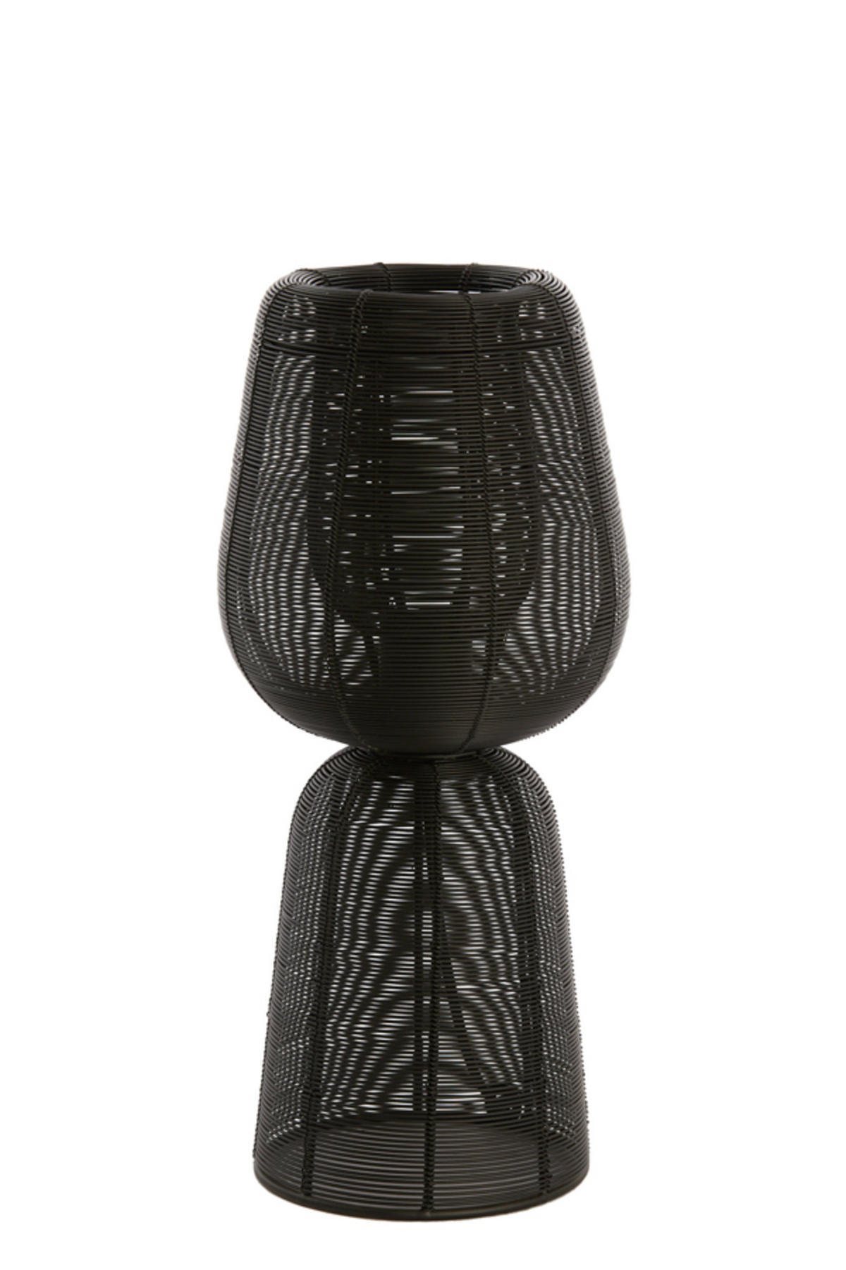 TISCHLAMPE Aboso Schwarz Ø18/42 cm - Schwarz, Metall (18/18/42cm) - Light & Living