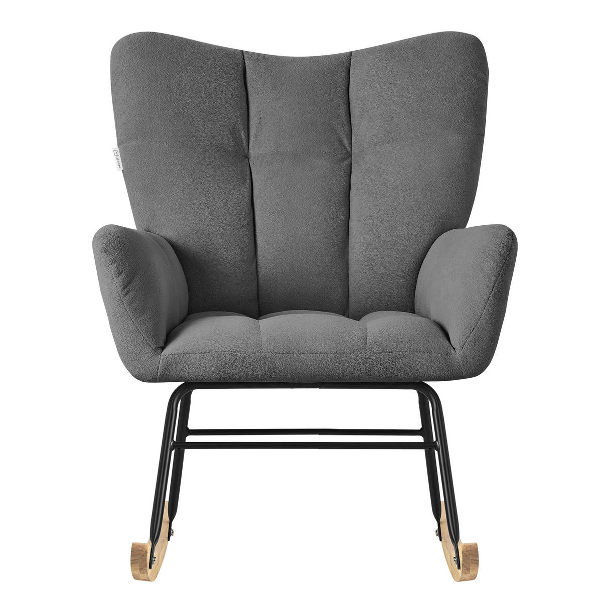 SCHAUKELSESSEL - Dunkelgrau, Metall (88/95/69cm) - ML-DESIGN