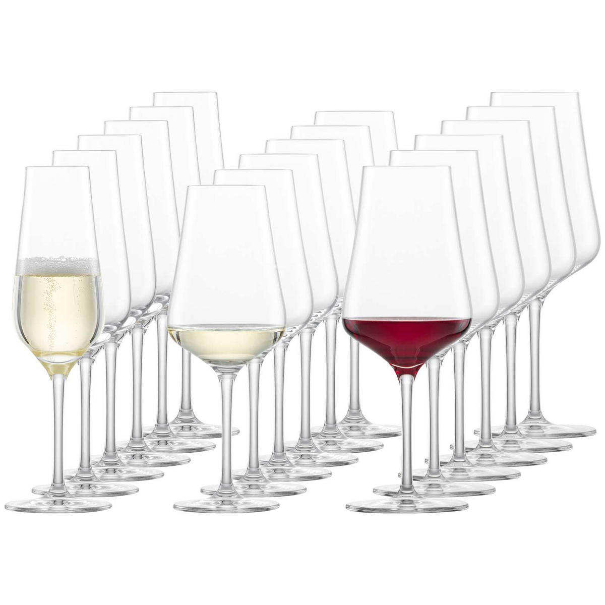 WEIN- UND SEKTGLÄSER Bouquet transparent 18er Set - Transparent, Glas - Zwiesel Glas