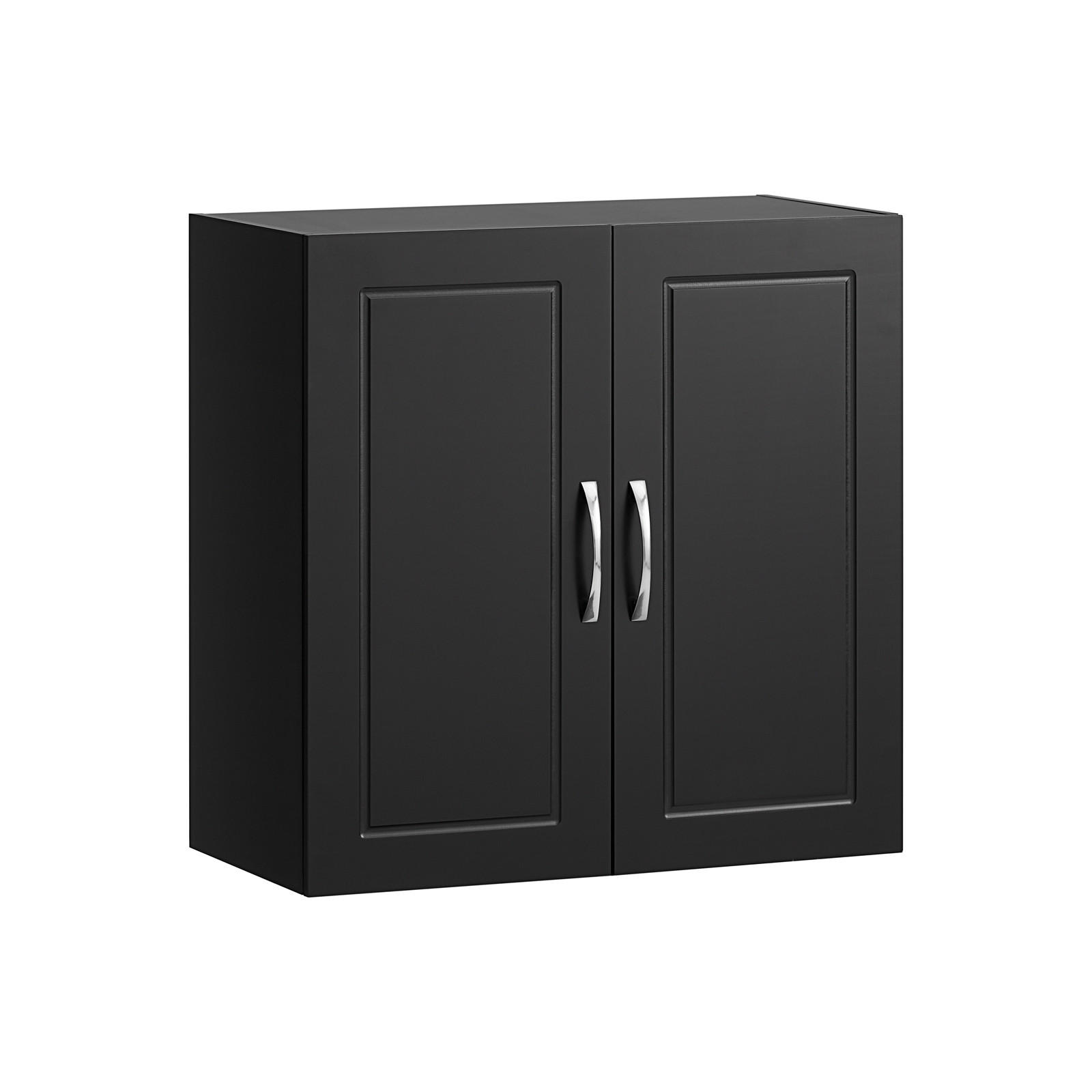 HÄNGESCHRANK Schwarz - Schwarz, Holzwerkstoff (60/60/30cm) - SoBuy