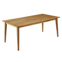 ESSTISCH Massiv Darice 160 x 90 x 75 Esszimmertisch Holz massiv Wildeiche geölt - Naturfarben, Holz (160/90/75cm) - 58aufmkessel