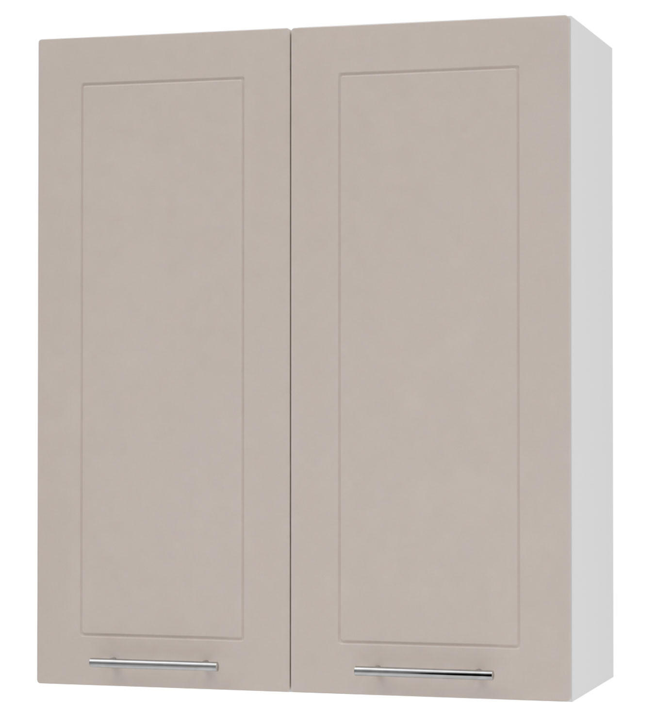 Feldmann-Wohnen Küchenhängeschrank Kaschmir, Weiß 80x96x32.5 cm
