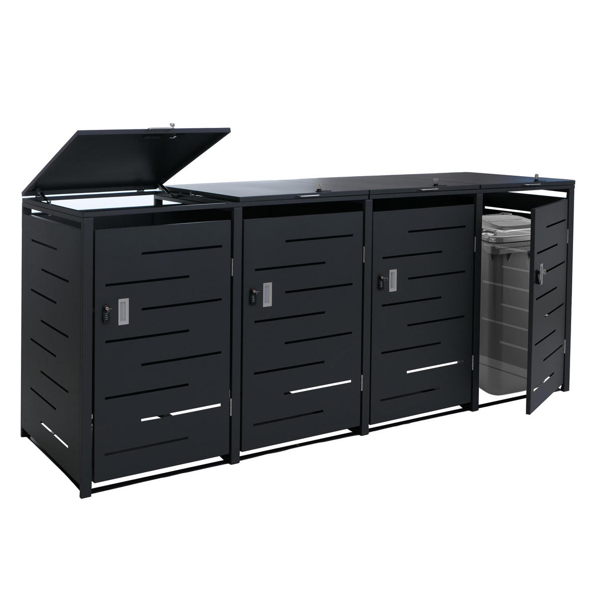 OBKLAD POPELNICE E83B antracit - antracitová, kov (265/117/80cm) - MCW