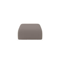 POUF MIRA-PUF 91x89x40 Braun cm Bouclé Modular Sitzhocker - Dunkelbraun/Schwarz, Holzwerkstoff/Kunststoff (91/40/89cm) - ALTDECOR