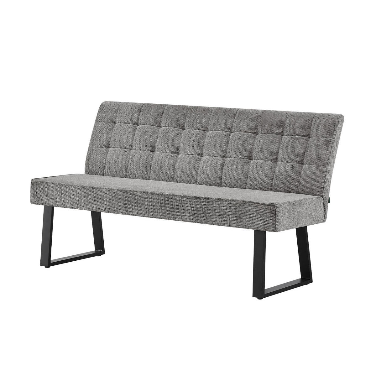 SITZBANK EMMA - Grau, Metall (160/89/65cm) - DUBI Möbel