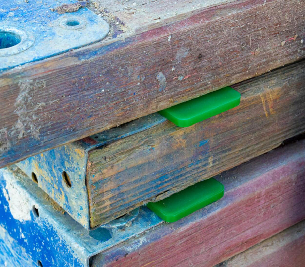 UNTERLEGPLATTEN Kunststoff 60 x 40 mm 40er Set - Multicolor, Kunststoff - BAUHELD