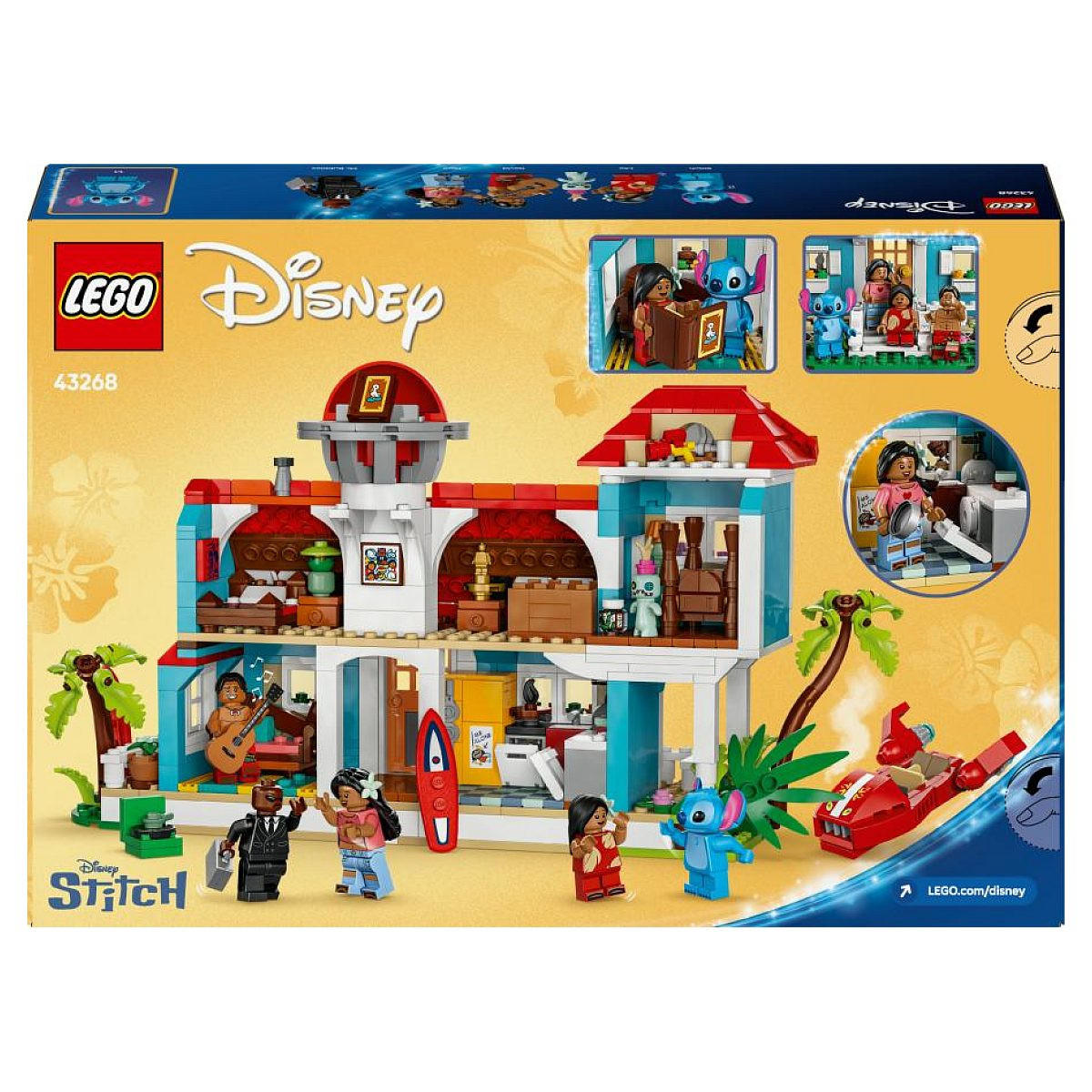 KLEMMBAUSTEINE Disney Classic Lilo - Rot, Kunststoff (7/26/38cm) - Lego