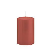 STUMPENKERZEN Ahorn Ø 98 x 150 mm, 6 Stück - Ahornfarben, Paraffin (10/15cm) - Wiedemann Kerzen