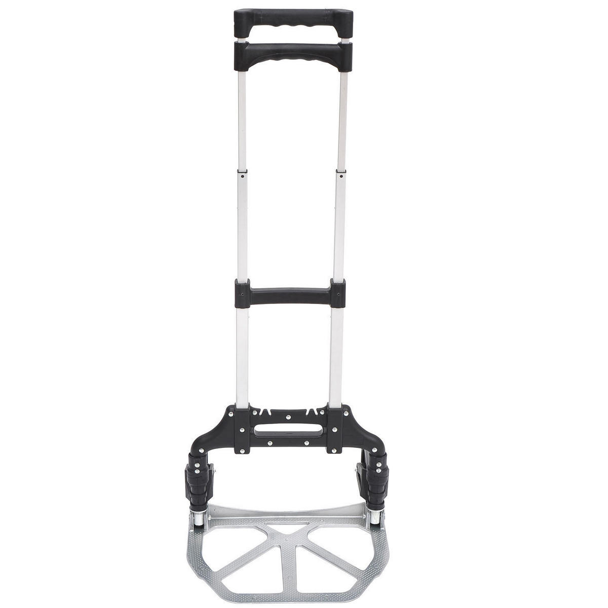 ALU Sackkarre, Transportkarre - Schwarz, Metall (385/100/41cm) - HOMCOM