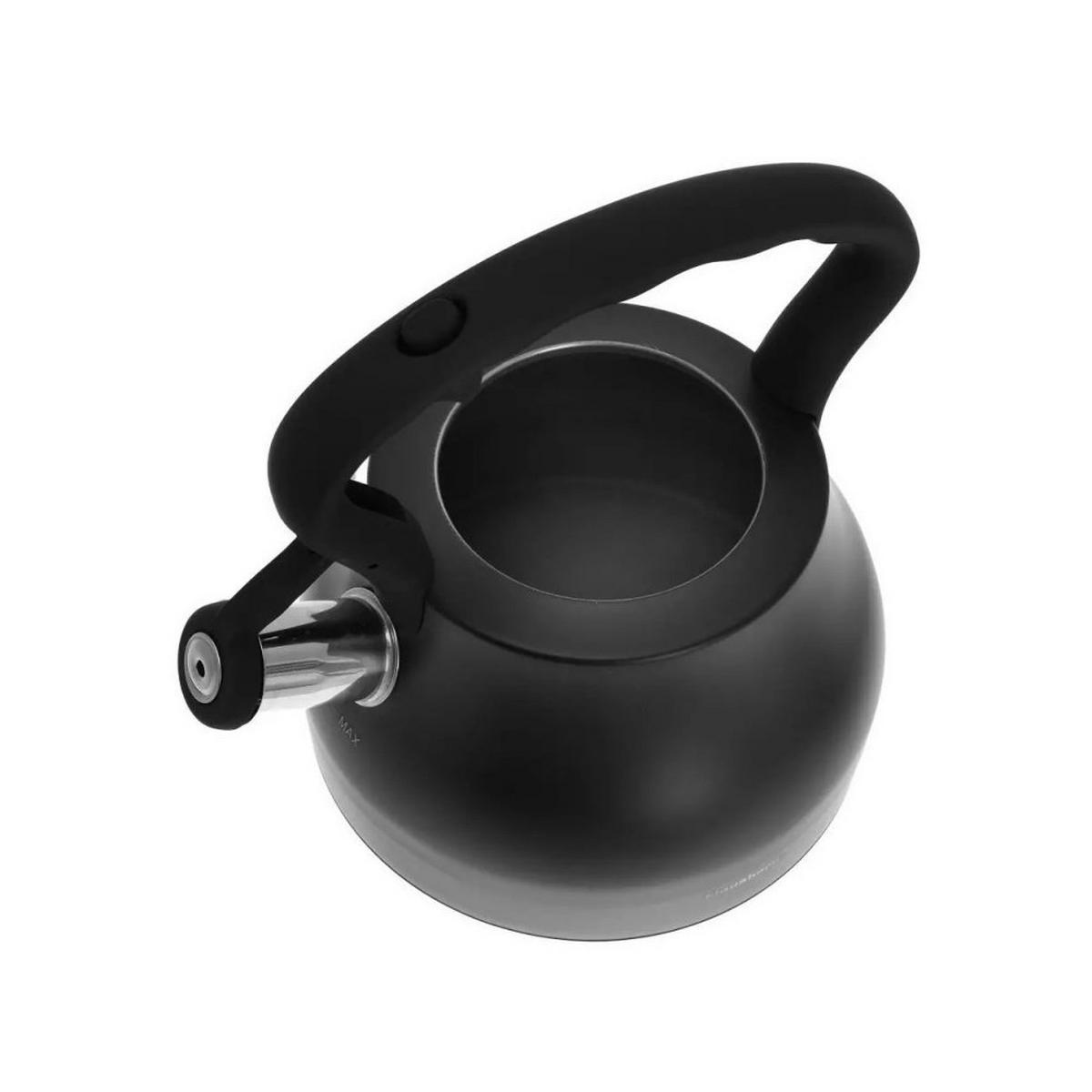 WASSERKESSEL Schwarz 22/22/25 cm KB7448 - Schwarz, Metall (22cm) - Klausberg 