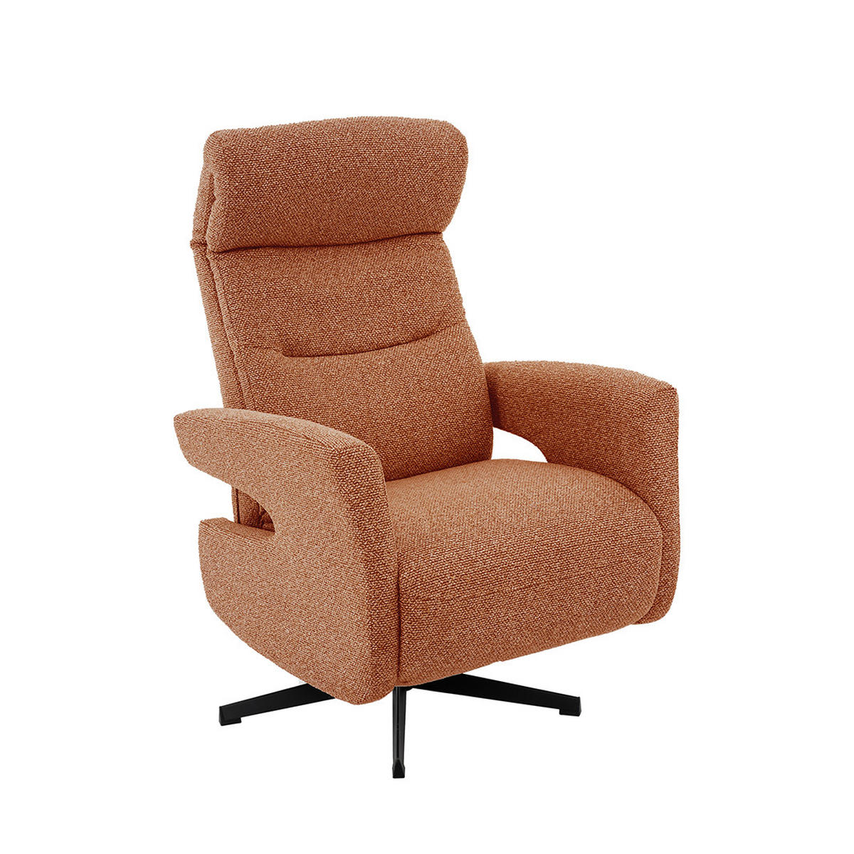 SESSEL Tampere - Orange - 72/88/115 cm - Orange, Textil (72/115/88cm) - LABEL51