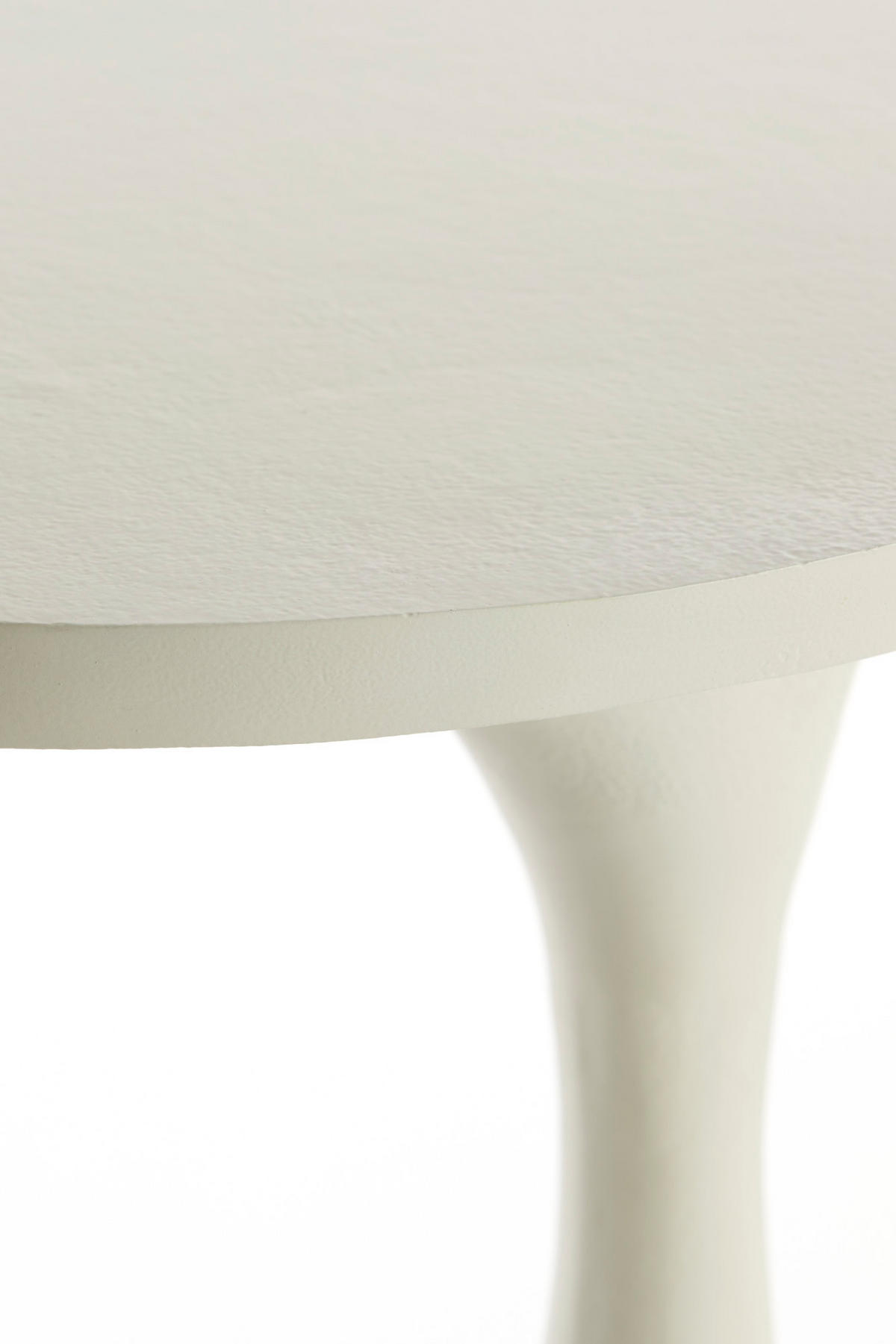 BEISTELLTISCH Macau Weiß 40/33/61 cm - Weiß, Metall (40/33/61cm) - Light & Living