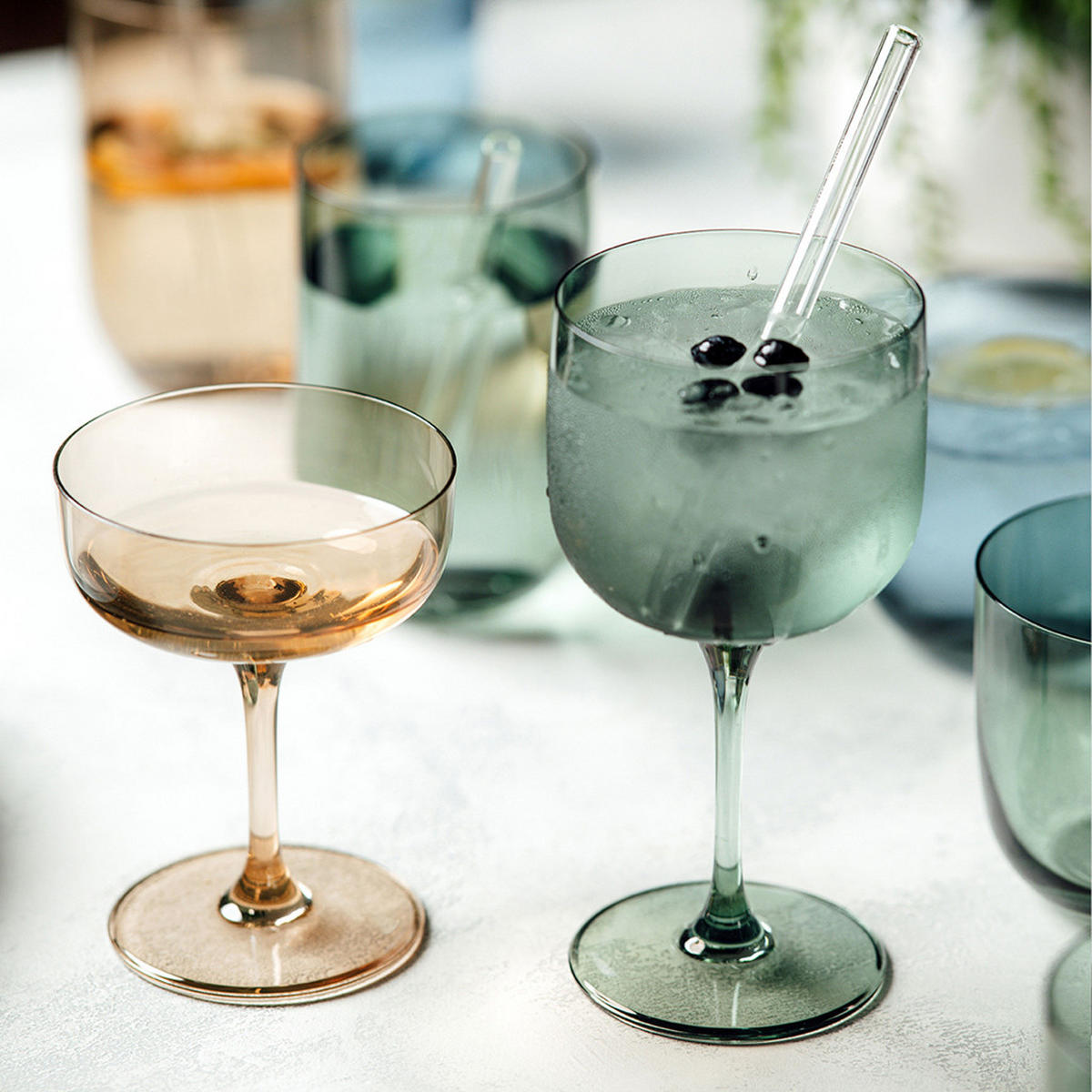 WEINGLÄSER Like Glass Sage 270 ml 6er Set - Grün, Glas (0.27L) - like.Villeroy & Boch