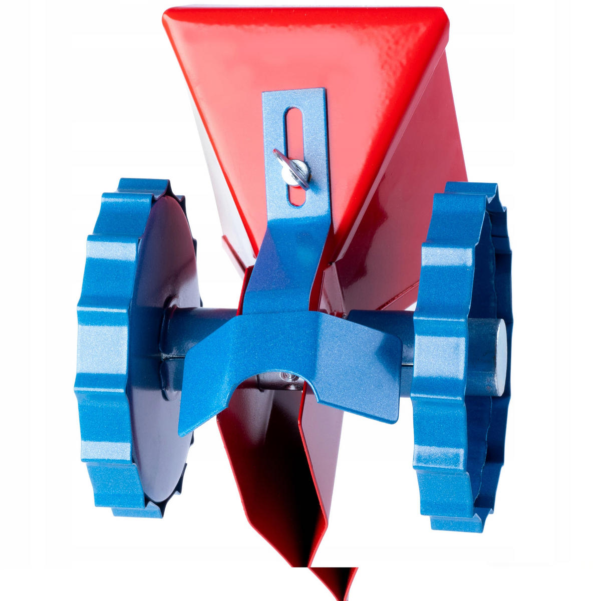 PFLANZGEFÄß, 20 x 12 cm, rot - Blau/Rot, Metall (12/18cm) - KADAX