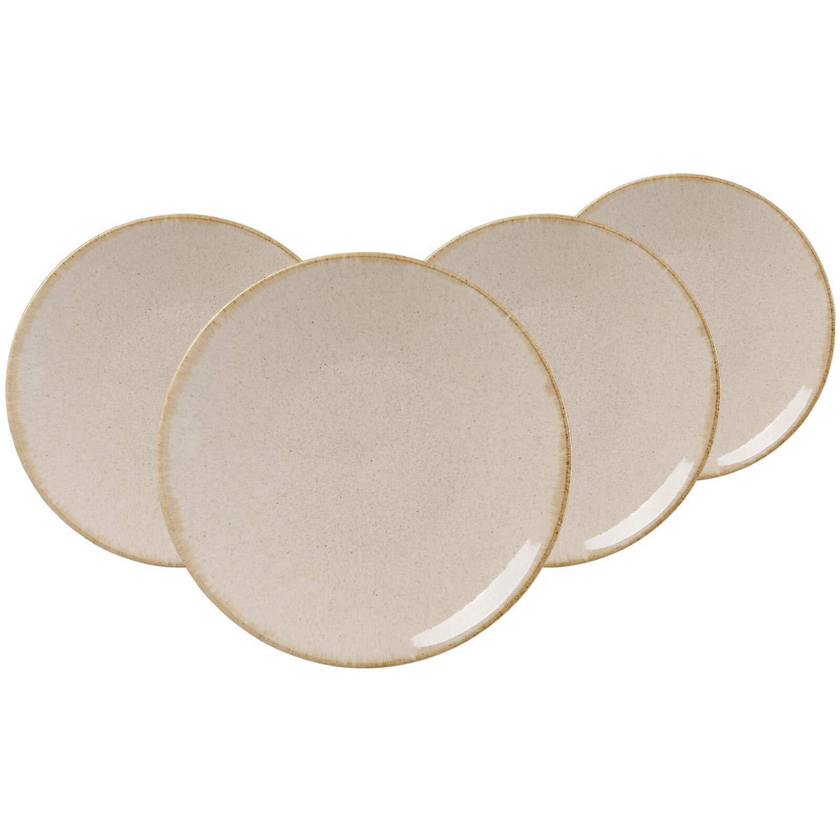 SPEISETELLER Sahara Creme ø 27,5 cm 4er Set - Creme, Keramik (27.5cm) - Ritzenhoff Breker
