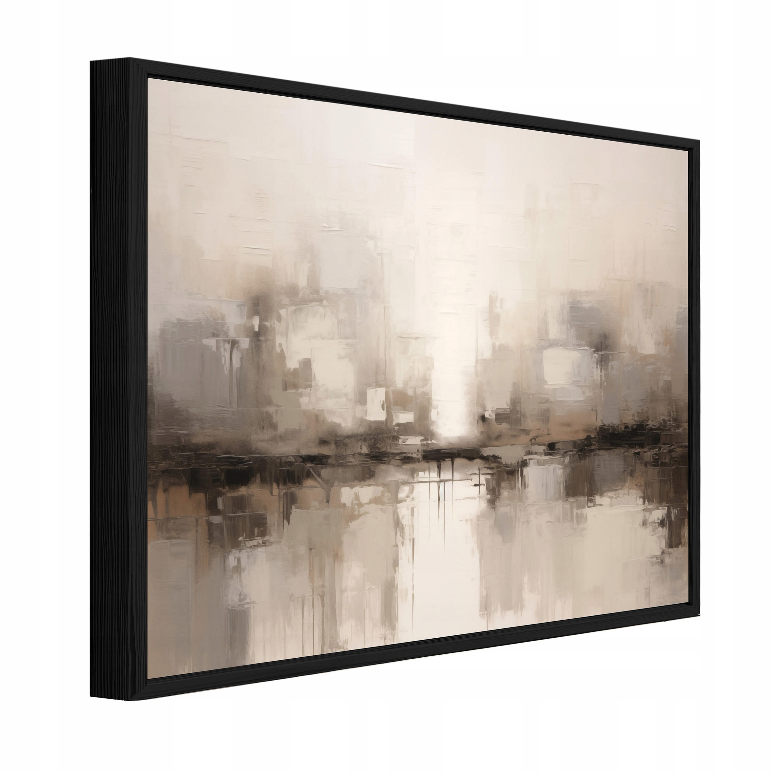 Wallarena ZARÁMOVANÉ obrazy Abstraktní Boho Béžová 120x80 cm