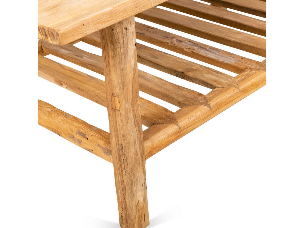 COUCHTISCH Blora Mangoholz 120 cm / 60 cm Teakfarben - Teakfarben, Holz (60/120/45cm)