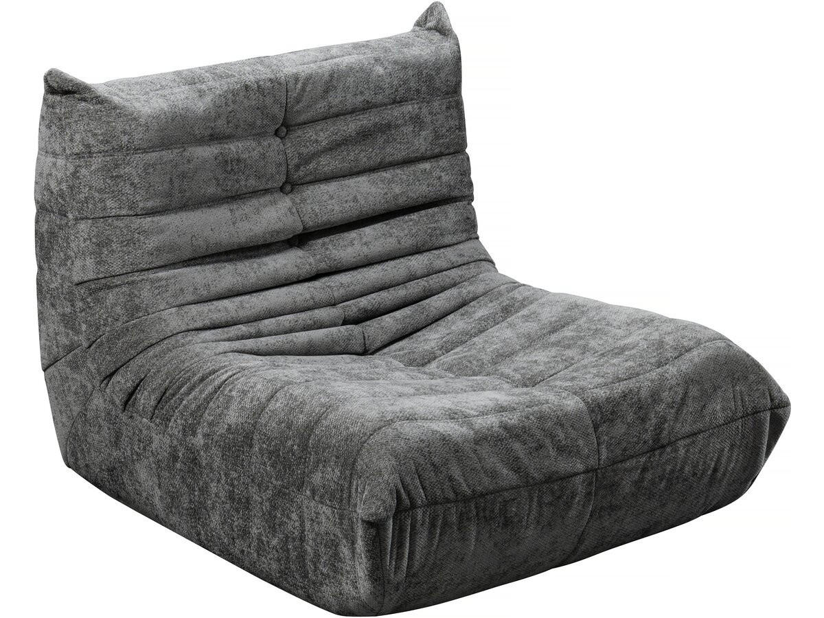 SESSEL velasca Grau - Grau, Textil (100/75/95cm) - Habitat Garten