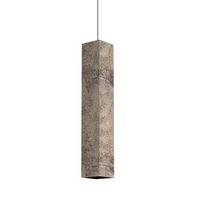 HÄNGELEUCHTE - Grau, Metall (6/6/40cm) - Lumicom