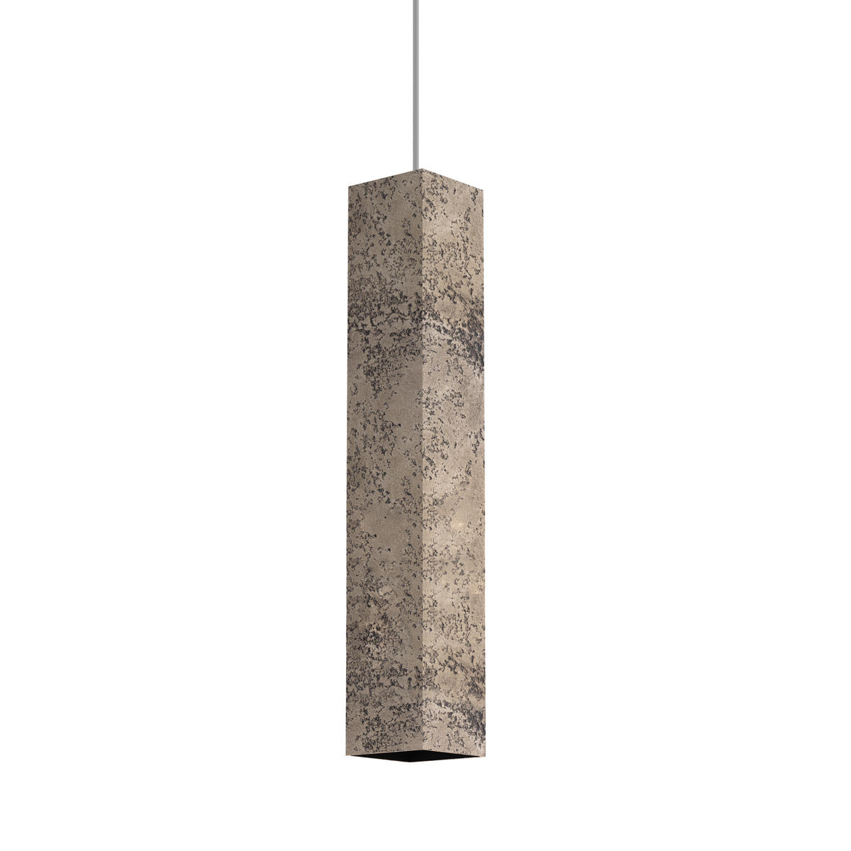 HÄNGELEUCHTE - Grau, Metall (6/6/40cm) - Lumicom