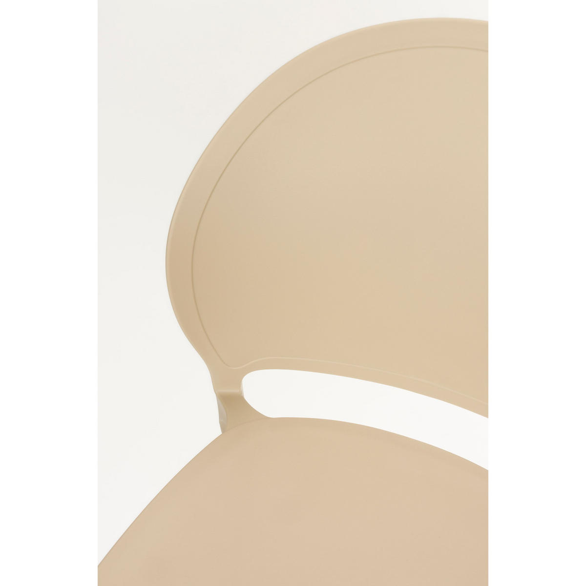 GARTENSTUHL Sjoerd Beige - 4 er Set - Beige, Kunststoff (45/82/52cm) - Housecraft Living