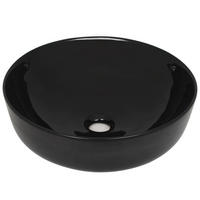 WASCHBECKEN Kulp 41.5/41.5/13.5 cm - Schwarz, Keramik (41.5/13.5/41.5cm) - Nettlife