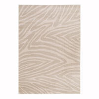 TEPPICH, Superweicher im Zebra-Look beige - Beige, Textil (120/170cm) - AFK Living